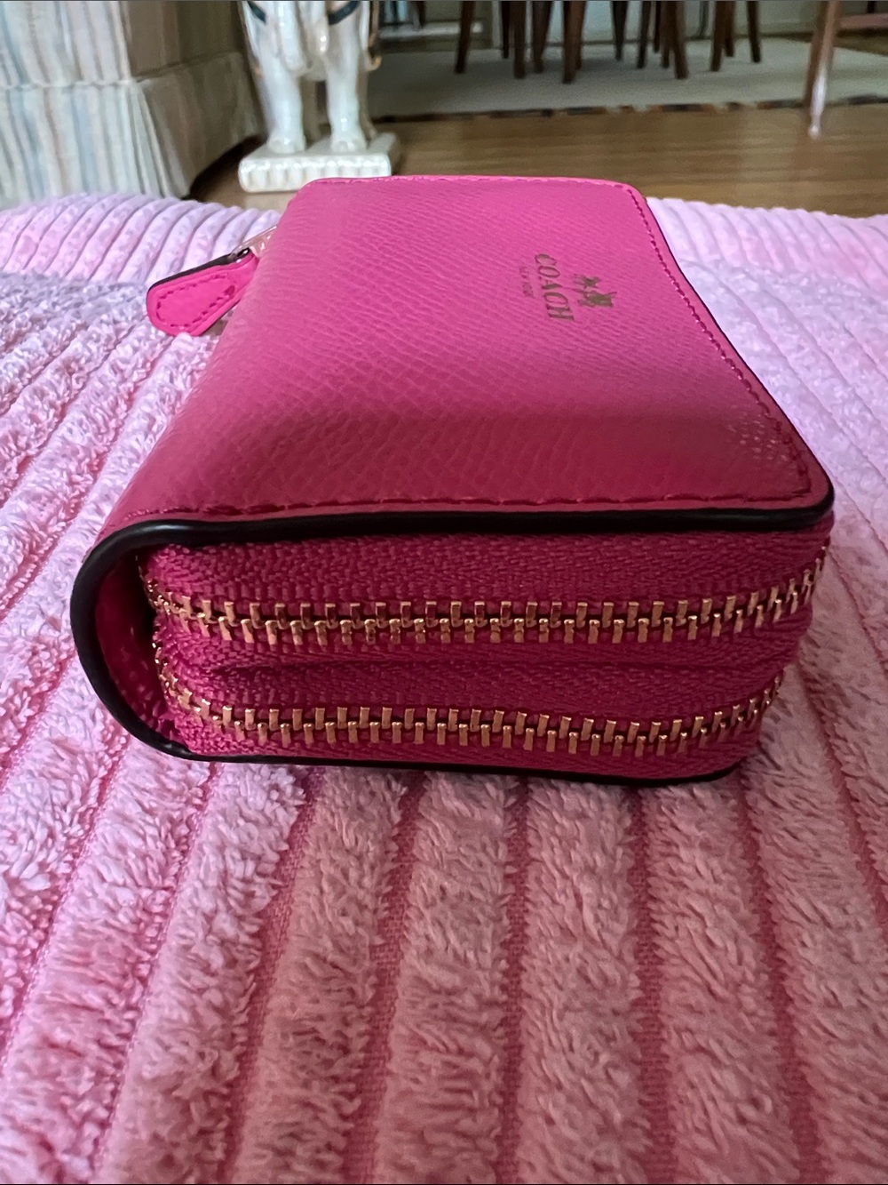 Coach Double Zip Card Case/Wallet-Like New - Picture 5 of 15